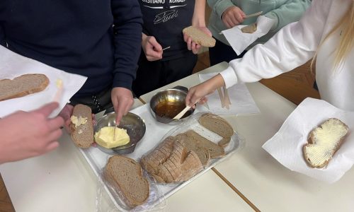 Tradicionalni slovenski zajtrk na OŠ Dornava